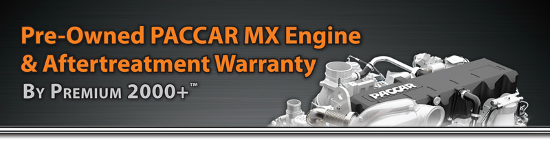 Pre-Owned PACCAR MX Engine & Aftertreatment Warranty By Premium 2000+ (TM)